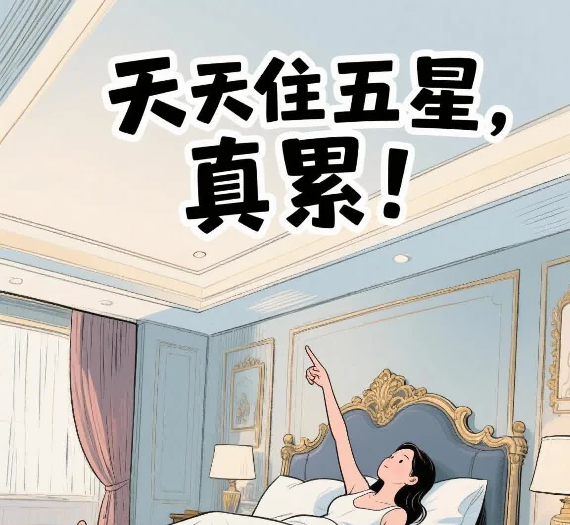 💥有的人一生住不起的五星级酒店，她天天住！刷到个事儿还挺感慨的，一女子