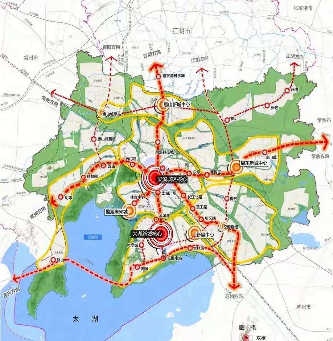 #无锡#无锡产业发展空间越来越小了？从地图上看，无锡的产业发展空间的确不多了。