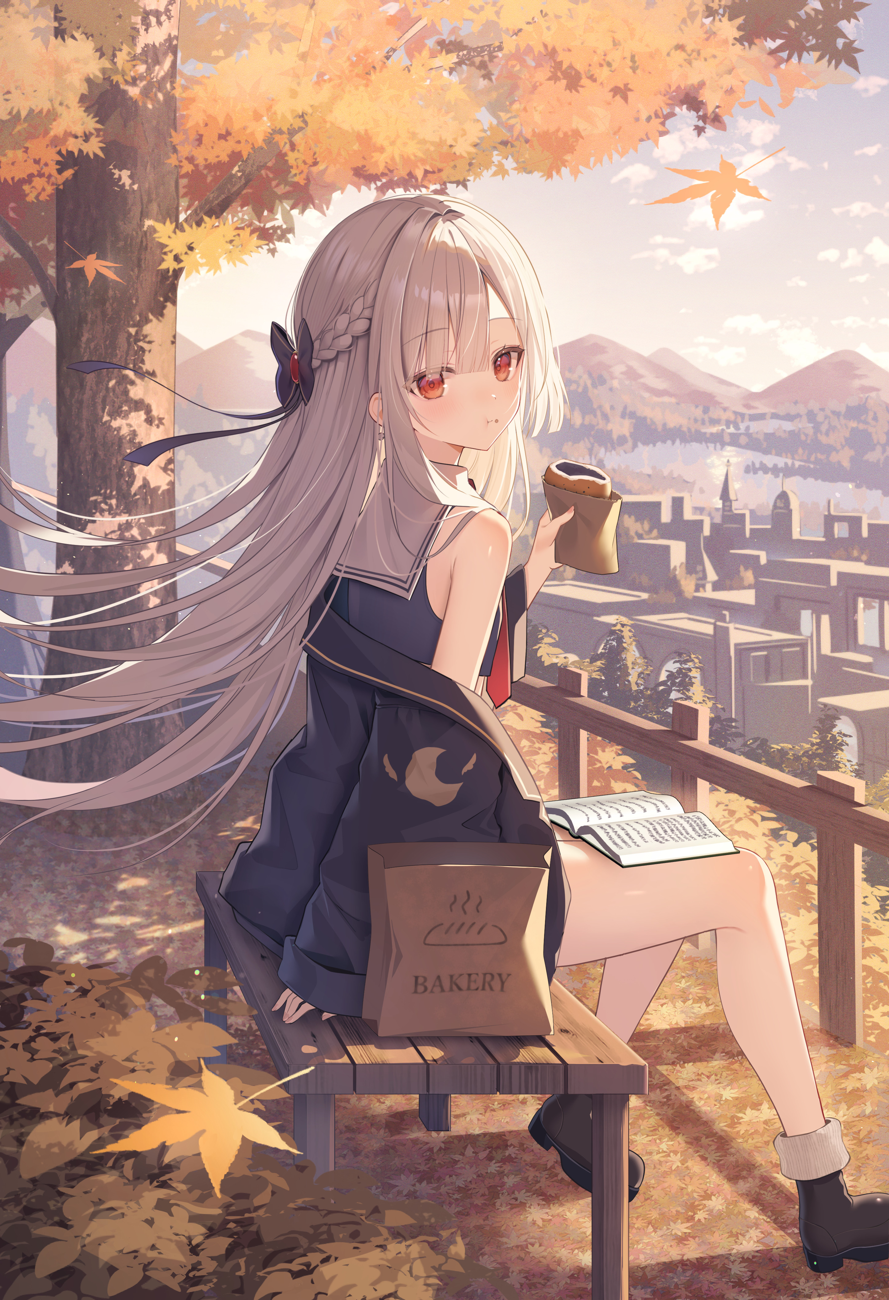 动漫魔法之城的秋天画师：ゆぅpid：2083821​​​