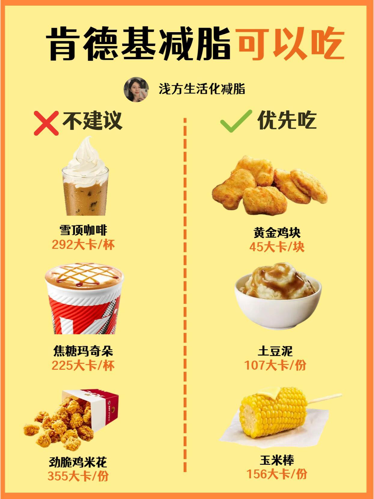 麦当劳肯德基宿敌cp【放心吃！肯德基麦当劳也能当减脂餐🍔🔥】谁说减脂只能吃