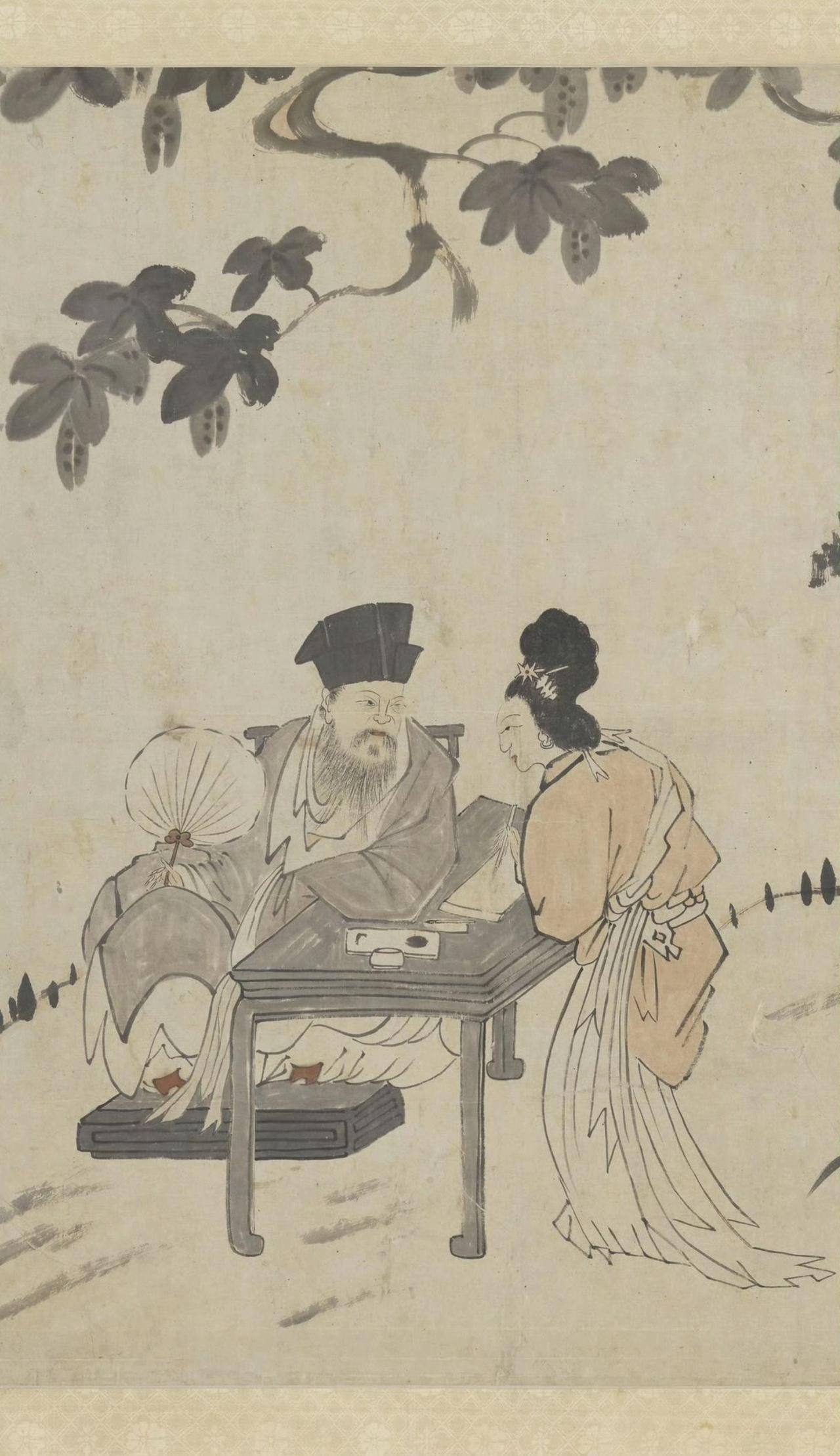这首诗原本是题王羲之书法的，结果把张旭，怀素痛骂了一顿，骂的还挺难听。这恐怕已经