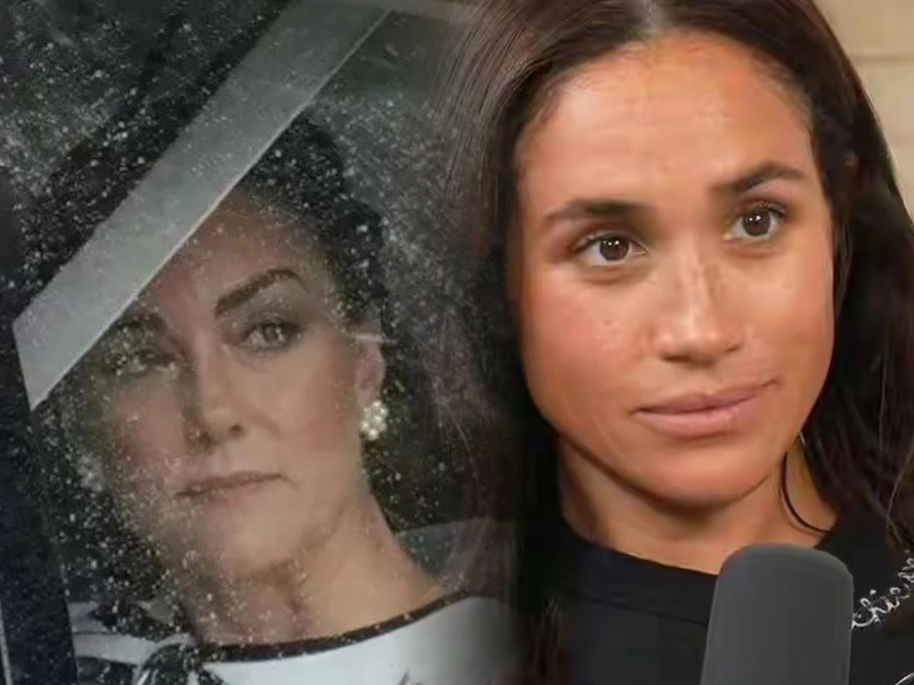 梅根不管如何努力，她还是够不着凯特的高度，为何？四个字，命中注定！她失去了两