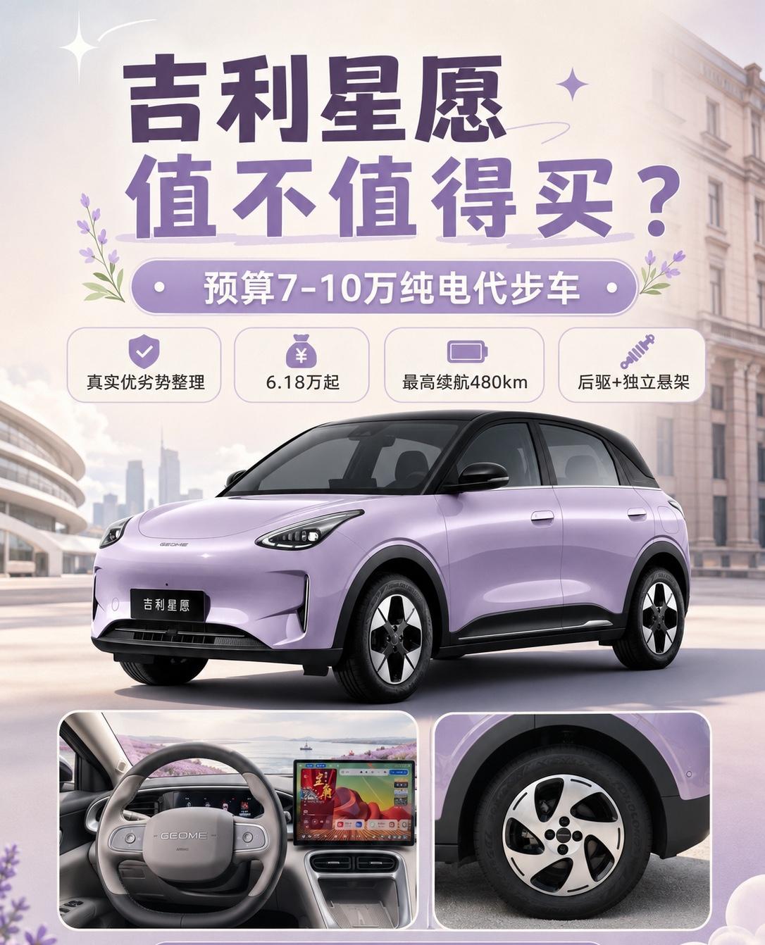 预算7-10万买纯电，星愿到底适不适合你？预算7-10万想买纯电代步车，星愿