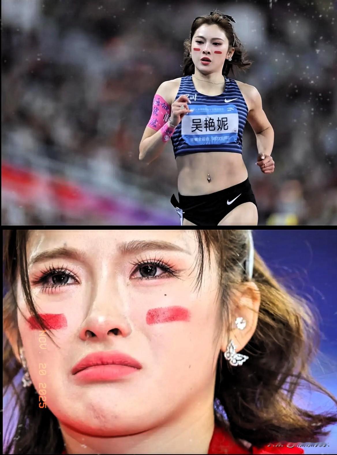 看完女子跨栏我老公一脸不可理喻：“冠军哭能理解吴艳妮哭啥？”我听完直接摇头