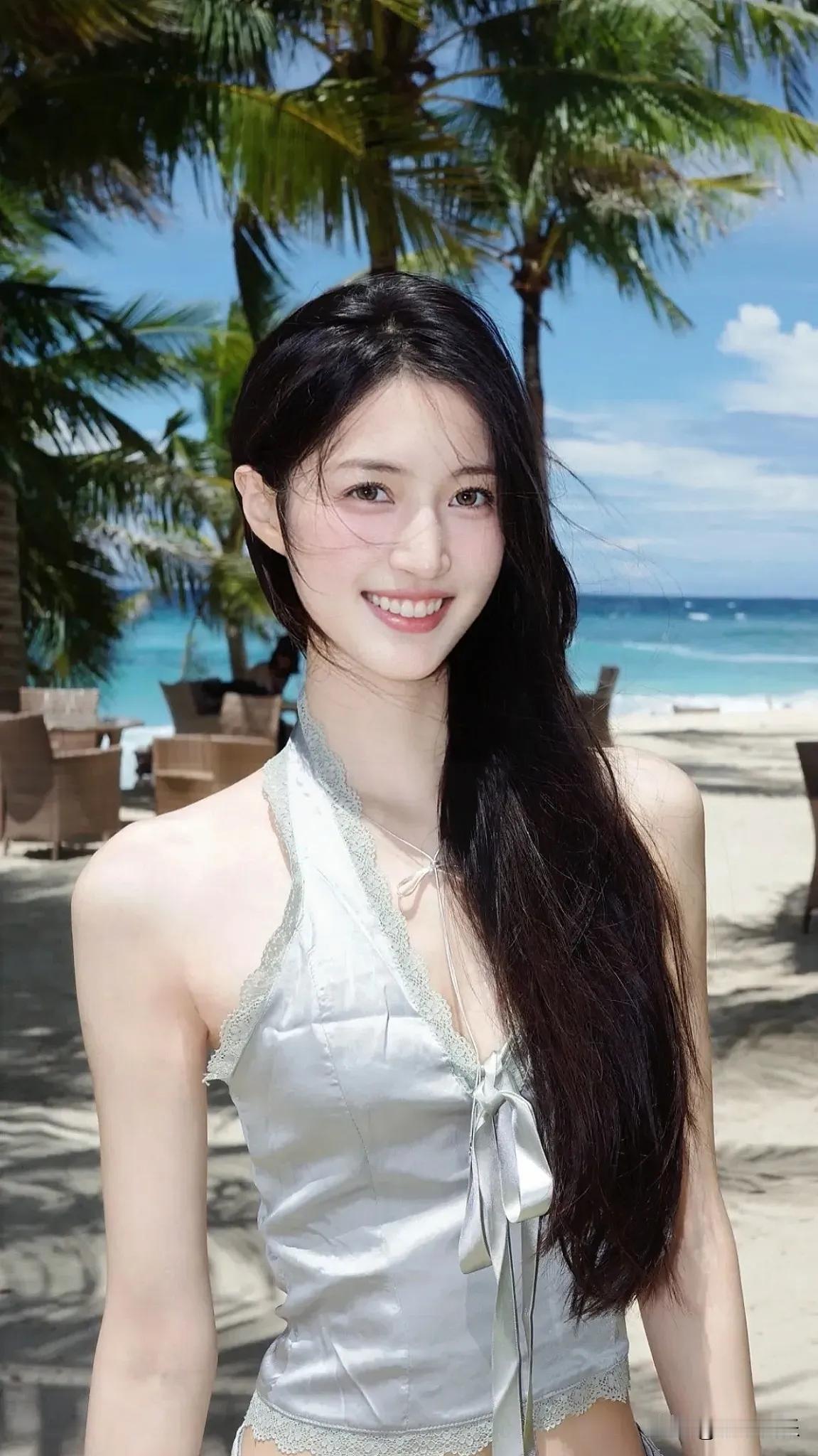 少女之美，如流动的诗篇‌，优雅迷人，每个转身都成了风景，映衬灵魂的从容。‌‌