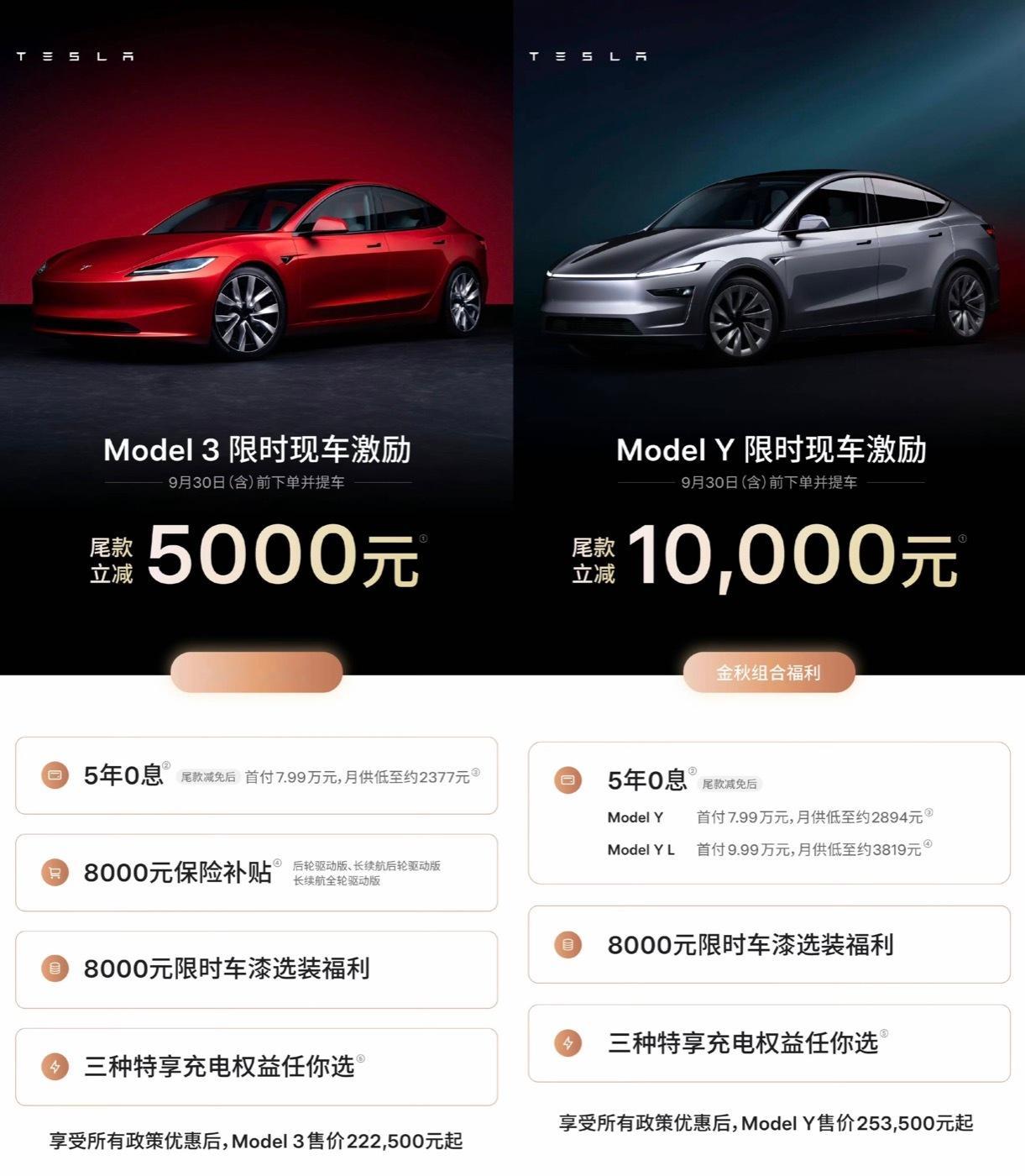 🐟特斯拉降价全国订单爆了朋友们，特斯拉这波确实被逼急了。Model3全系现