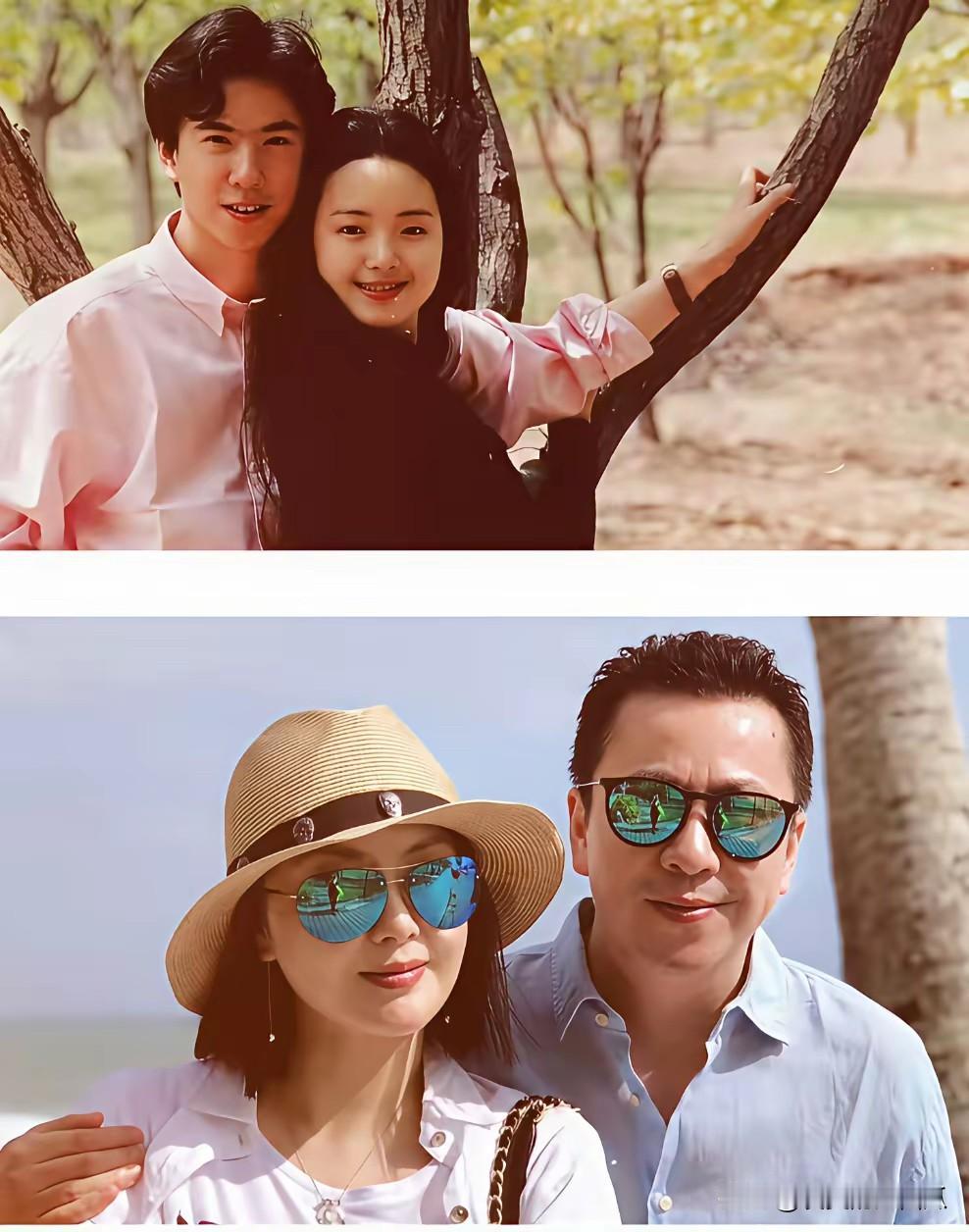 同样两个人，相隔40年合照！