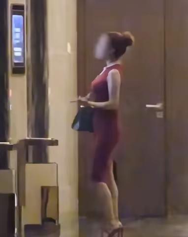 大家发现没有？包贝尔被爆夜会的这个美女，穿搭风格不像普通女人，走的是风情万种
