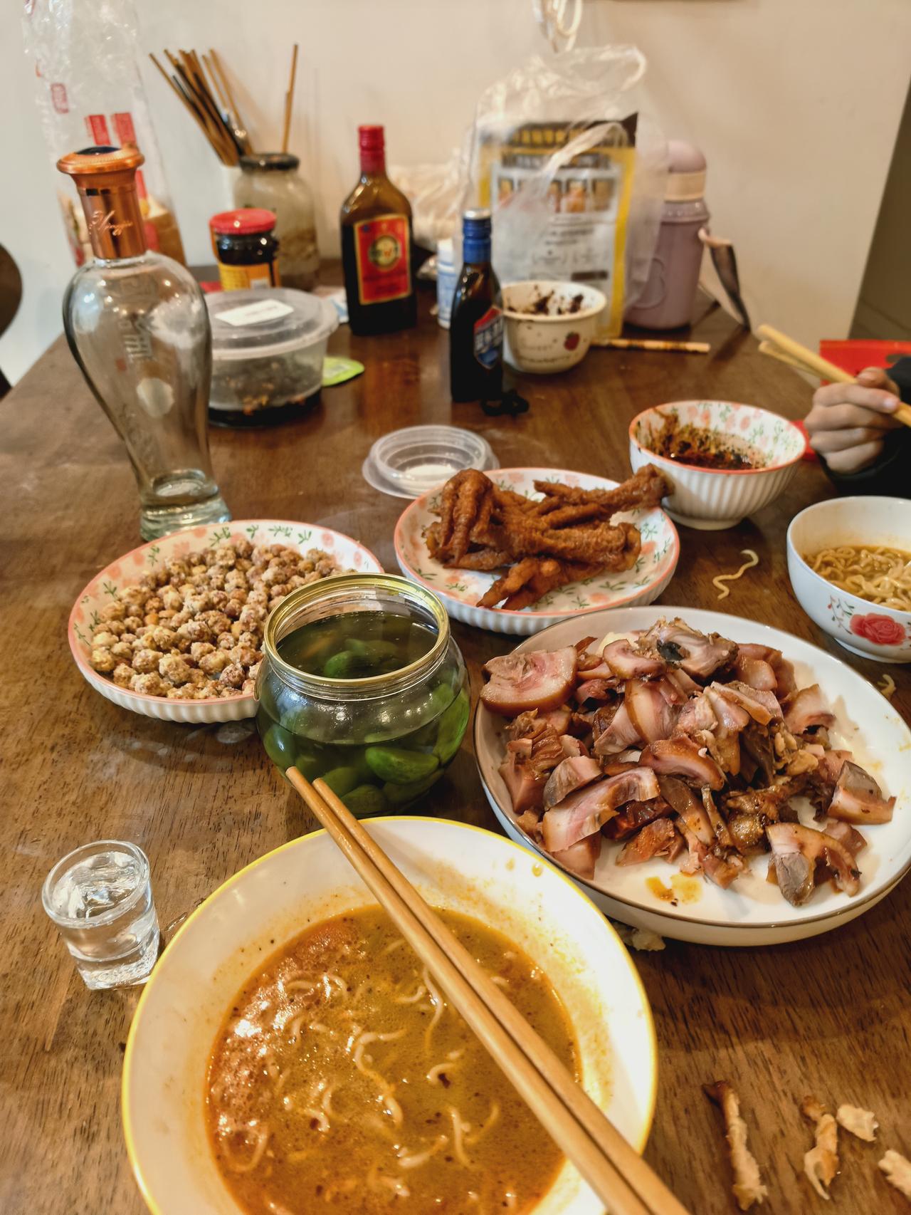 这是我的晚餐！能吃就是福！感恩相伴！