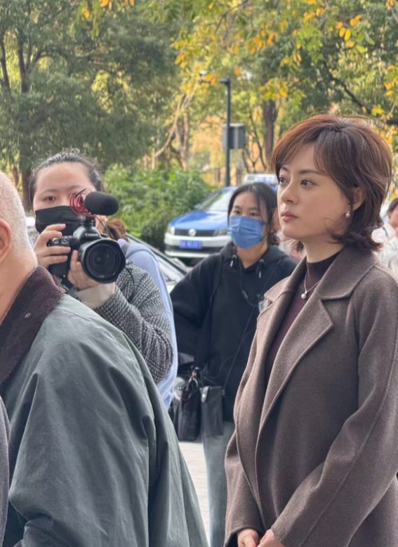 孙俪又剪短发了拒绝微商头，这是剪了王菲宋慧乔同款狼尾短发看着复古时尚又带着一