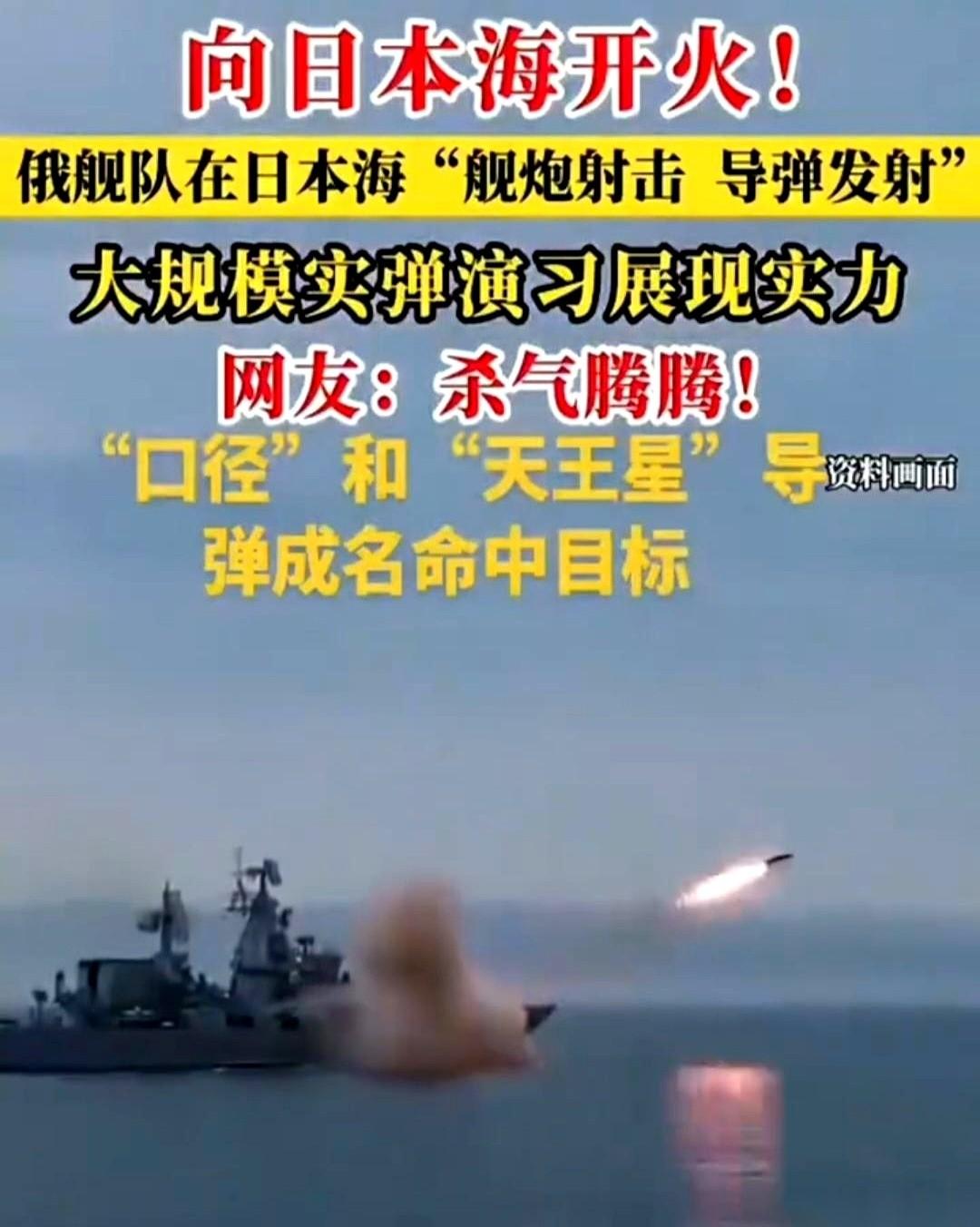 就那么几艘俄罗斯军舰，晃晃悠悠开进了日本海。这几艘俄罗斯军舰，大摇大摆就开到