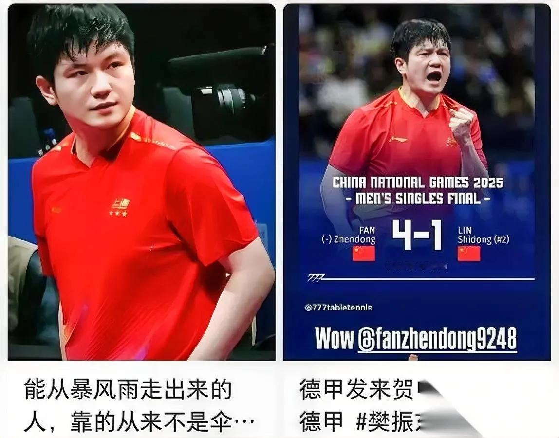 樊振东急返德甲为哪般？既非合同也非成绩真相藏在俱乐部官微里！刚在全运会卫