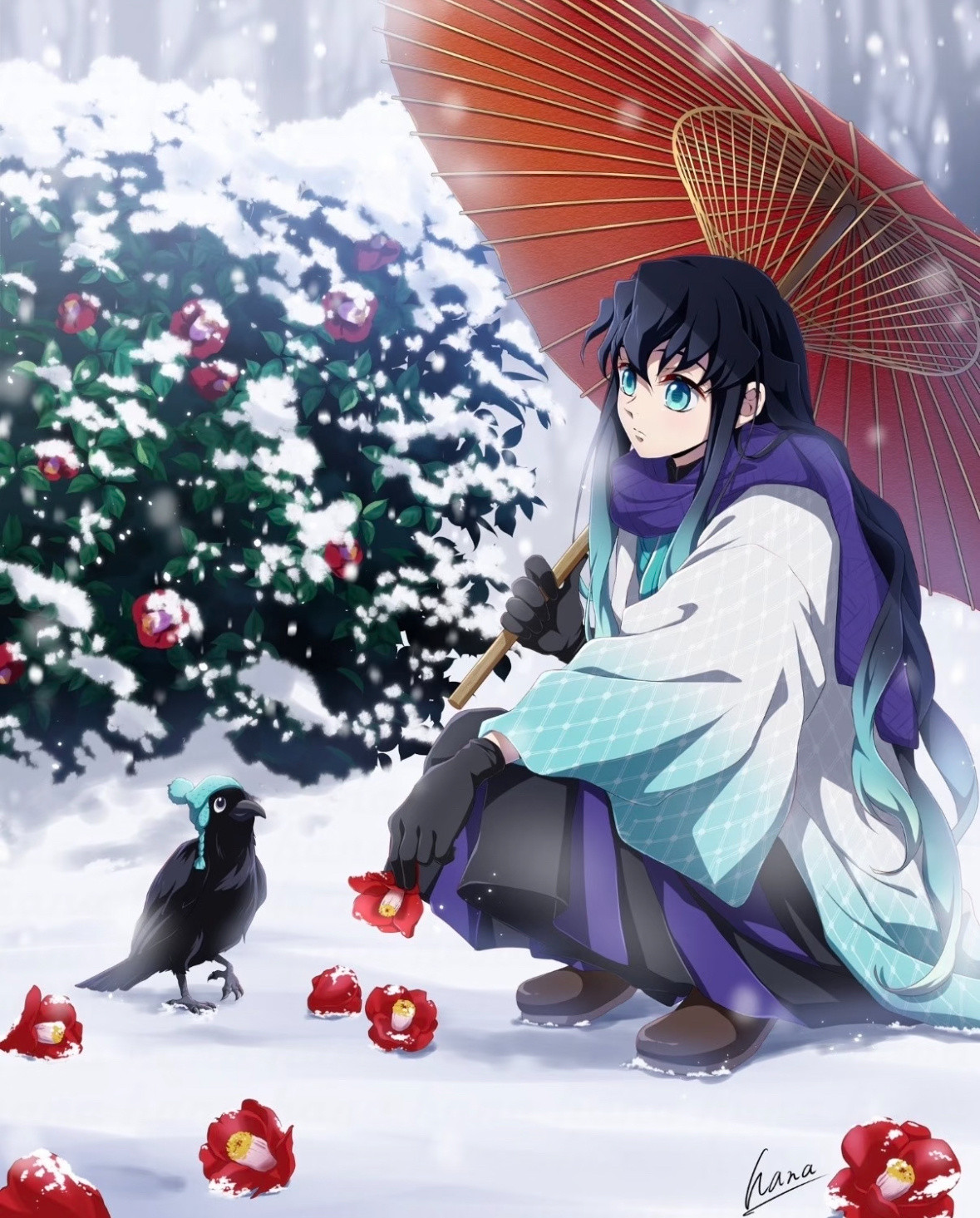 新年快乐🎉hana老师笔下的时透无一郎，真是越来越好看了呢！2025动漫嘉年