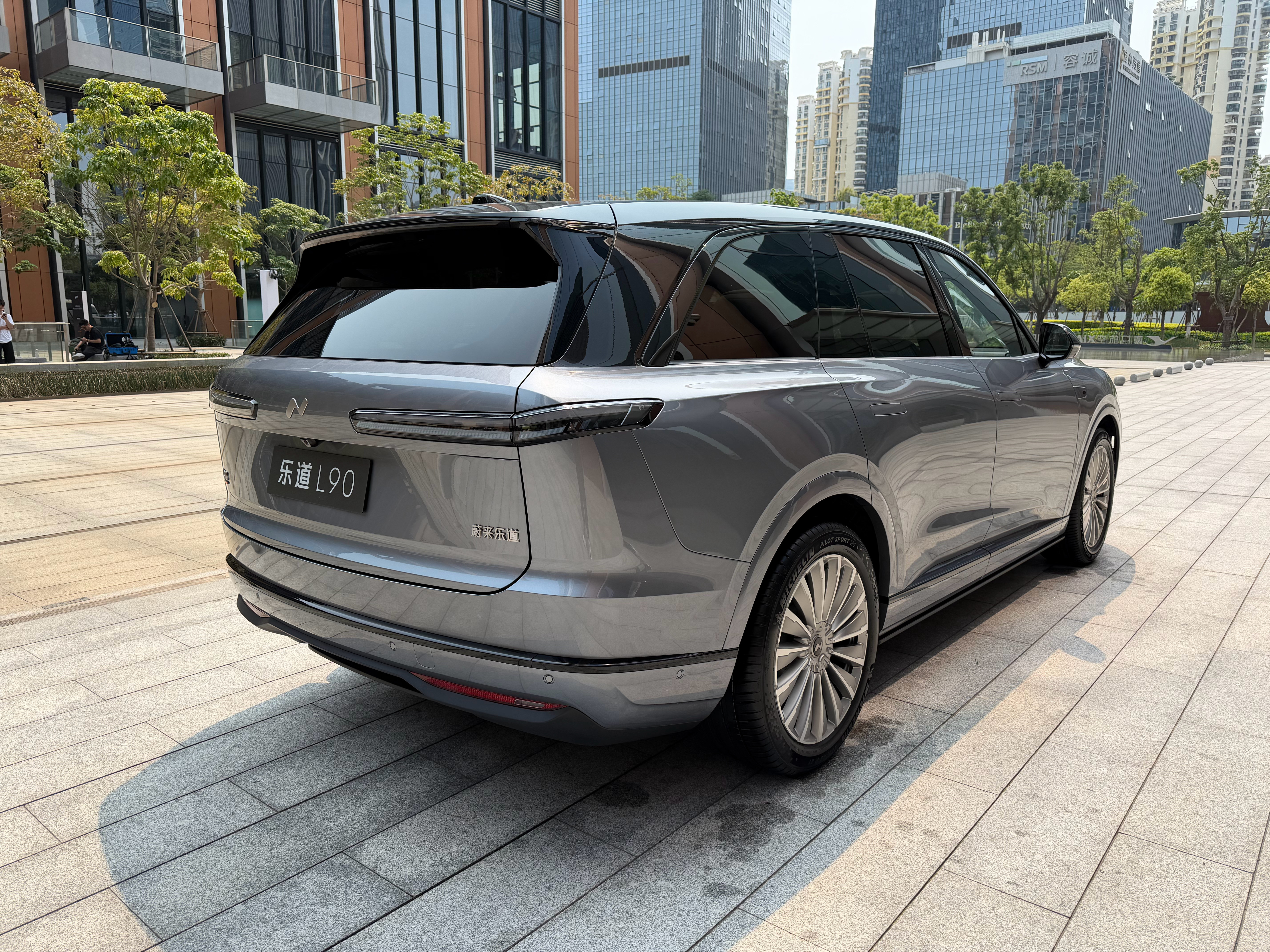 注意哈，26款乐道L90这个双拼色，不是银黑双拼，是银紫双拼这个紫色也太不显