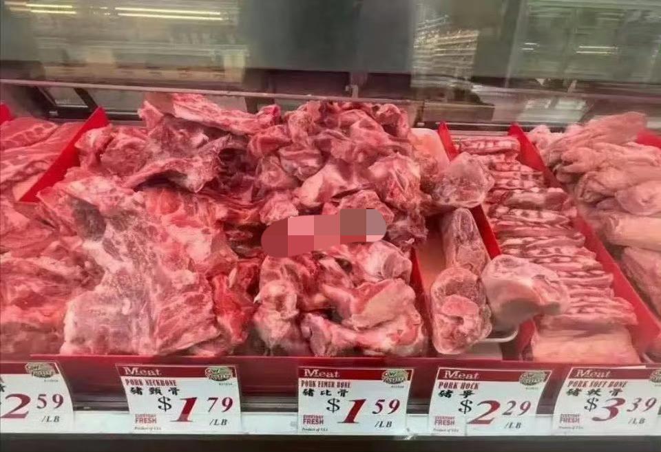 润人反驳美国物价高，其实有些猪肉牛肉比国内的价格还要低，一斤也才一点多美金，并没