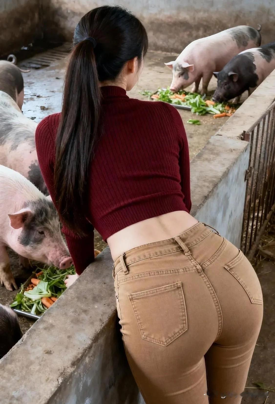 村里媒婆给介绍个养猪姑娘，我在城里上班呢！这要是娶了她，后半辈子难道要跟着一起喂