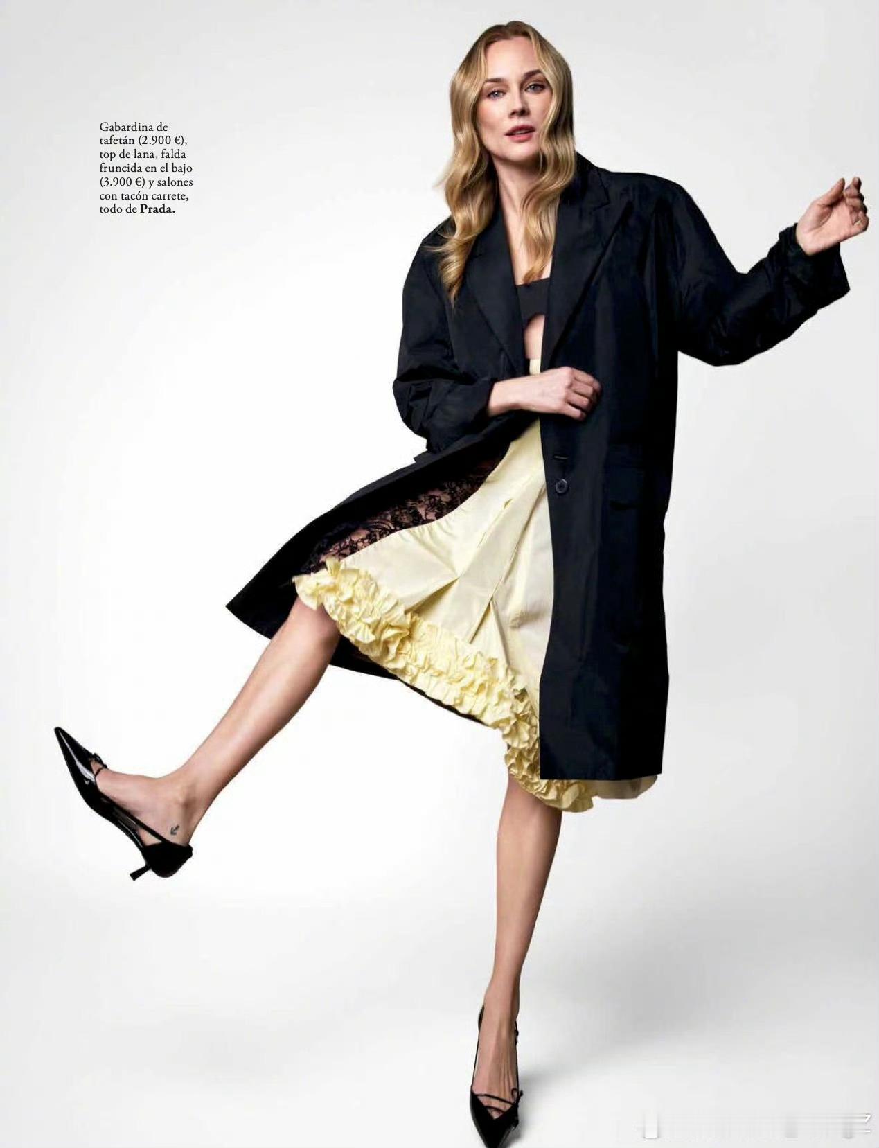 西班牙版ELLE三月开季刊封面大片DianeKruger摄影：Desir