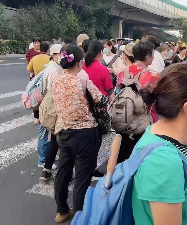 今天是7月11日清晨的街头，这是山东济南张庄劳务市场，说一下今天的用工价格，这几