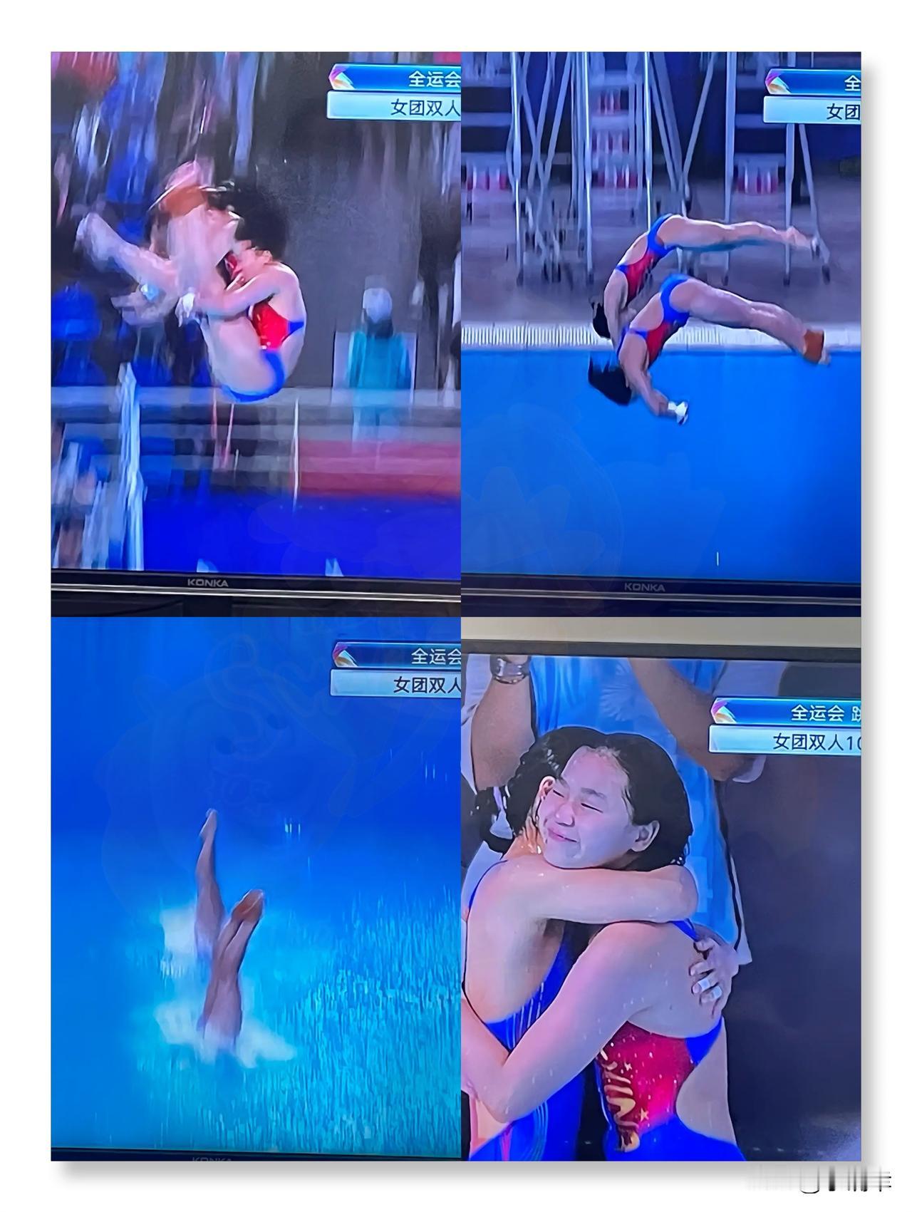 全红婵的牛逼之处就在于，就算她比搭档胖，但是入水却比搭档慢，有人好奇她是如