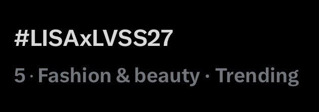 LISA💜LISA路易威登全球品牌代言人261007LI