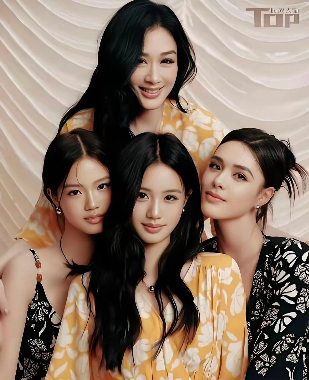 钟丽缇母女四人上杂志啦！辨识度超高，各有各的美，真是母系美貌啊​​​