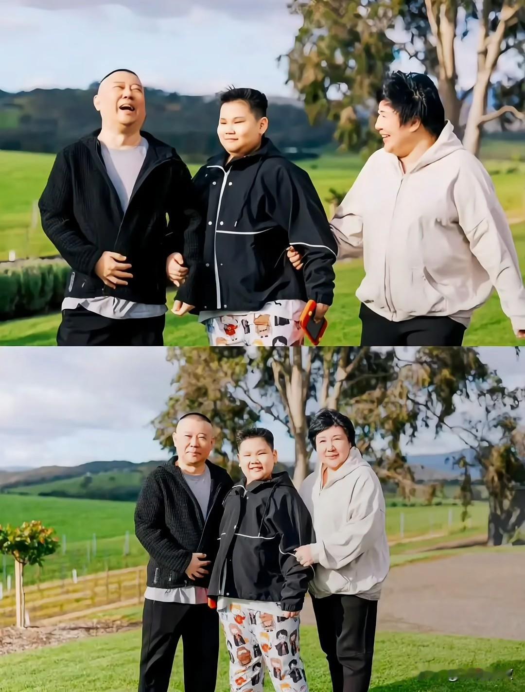 我问了开小卖部的嬢嬢郭德纲这么有钱怎么把小儿子养这么胖她听后笑了笑，最后才憋