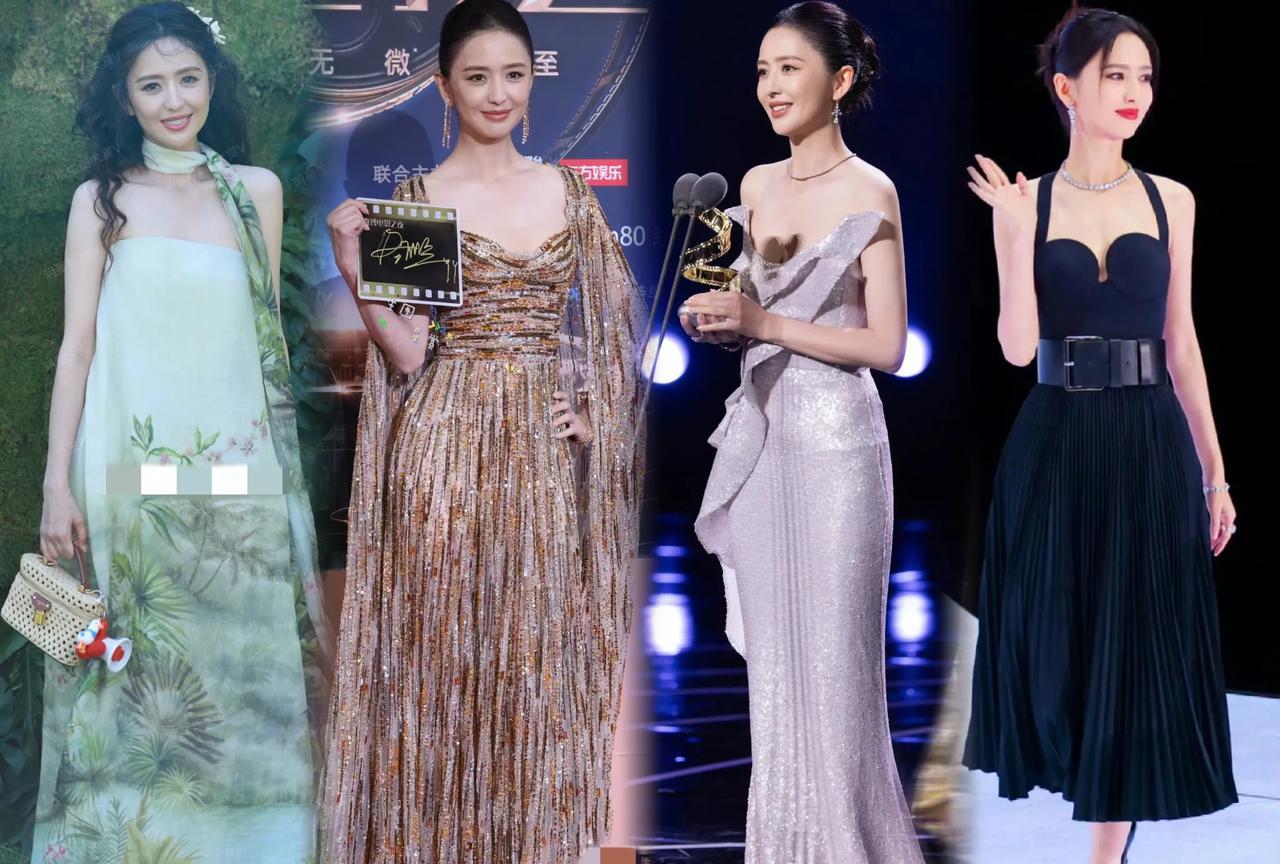 只要选对造型，佟丽娅分分钟美回来！前段时间的VOGUE海边假日盛典，佟丽娅的“