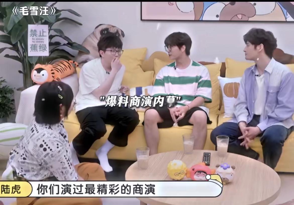 毛不易说最精彩的商演是和平台方的艺人合唱，然后他真唱，对方假唱。此言一出，旁边的