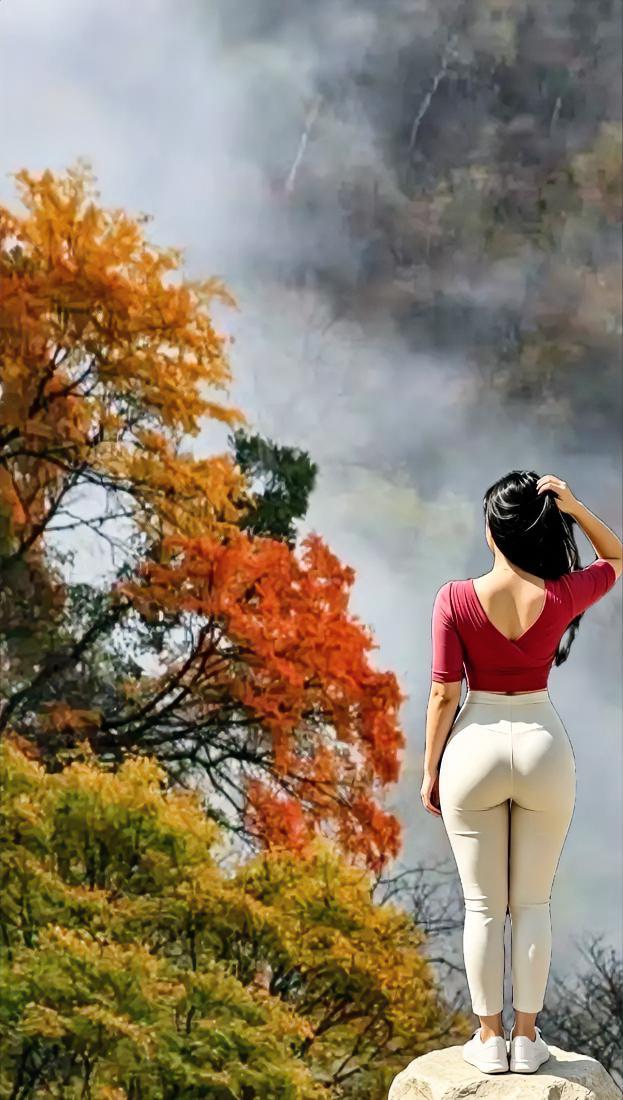 霜降过后的东拉山大峡谷，峰峦高耸，云雾常绕，气象万千。无论是清晨，还是傍晚，云雾