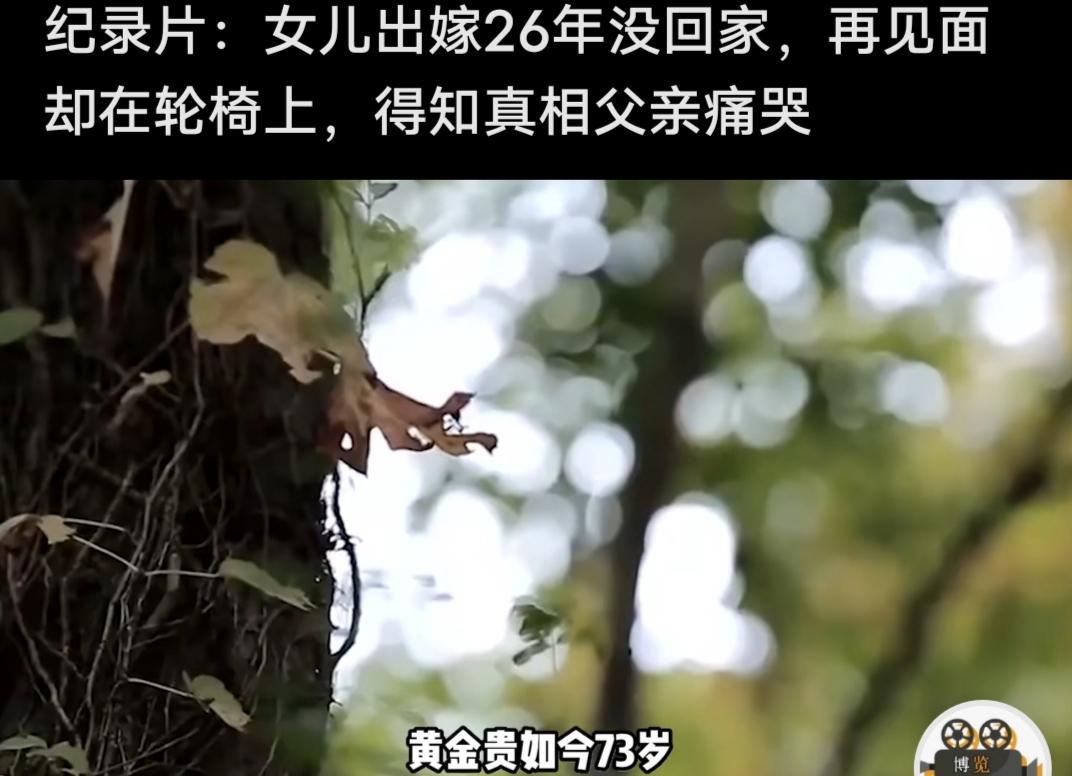 女儿出嫁26年从未回娘家，父亲托记者上门查看，背后原因令人泪目。相关媒体平台看