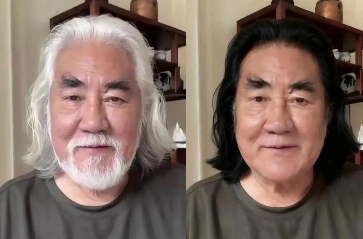 不看不知道，一看才明白，张纪中不是为了显摆，十几年一直不染头发胡子是有原因的，原