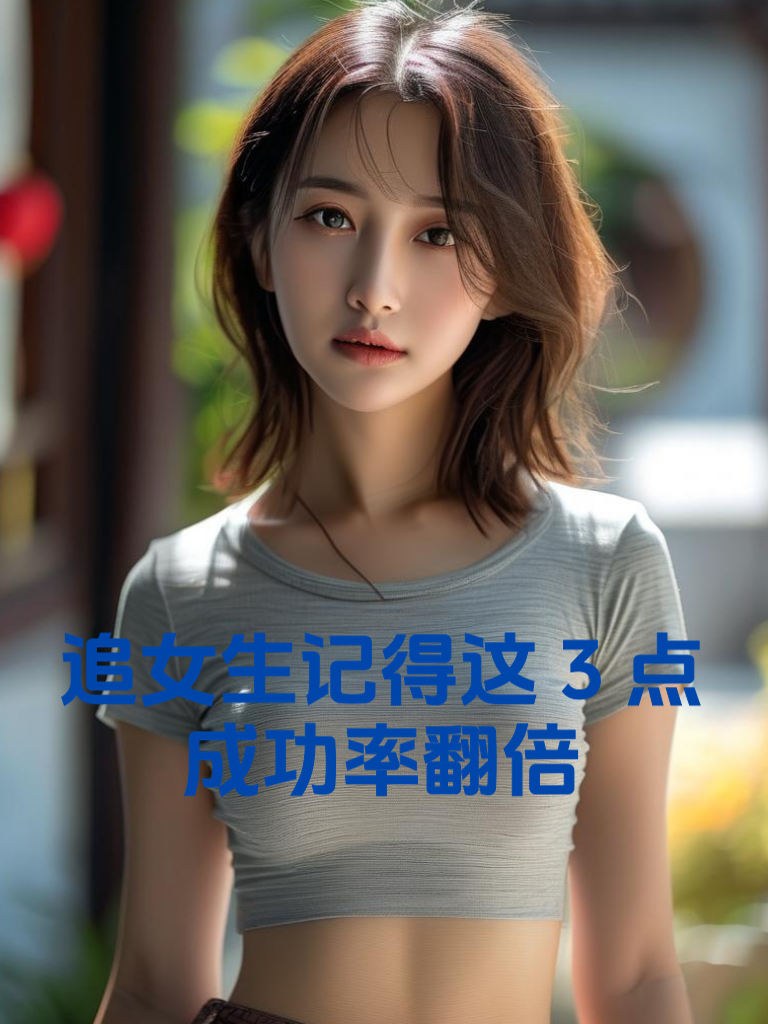 追女生记得这3点，成功率翻倍