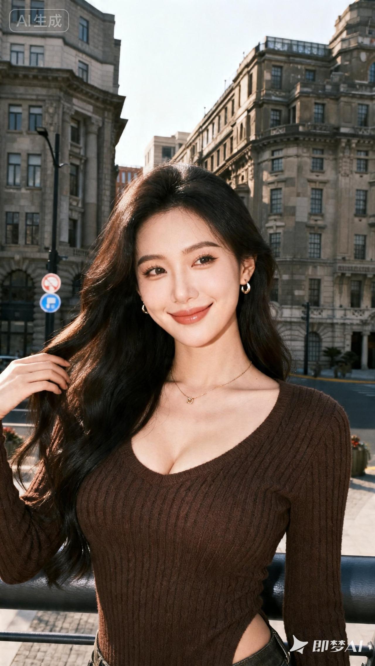 时尚女神街拍分享分享美女穿搭服饰什么样的女人更具魅力？街拍美女写真