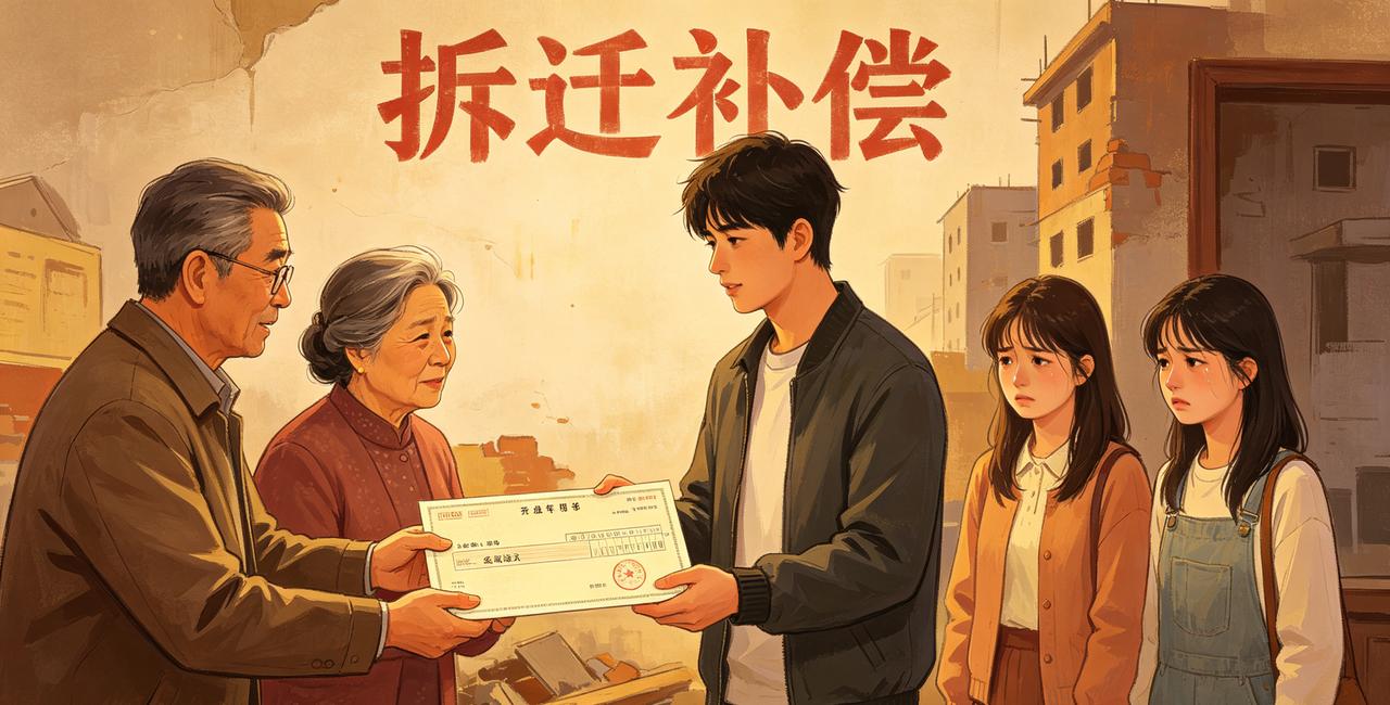百万拆迁款全给儿子，称女儿没资格分，母亲子宫癌晚期要女儿出钱！女儿：凭啥当初说我