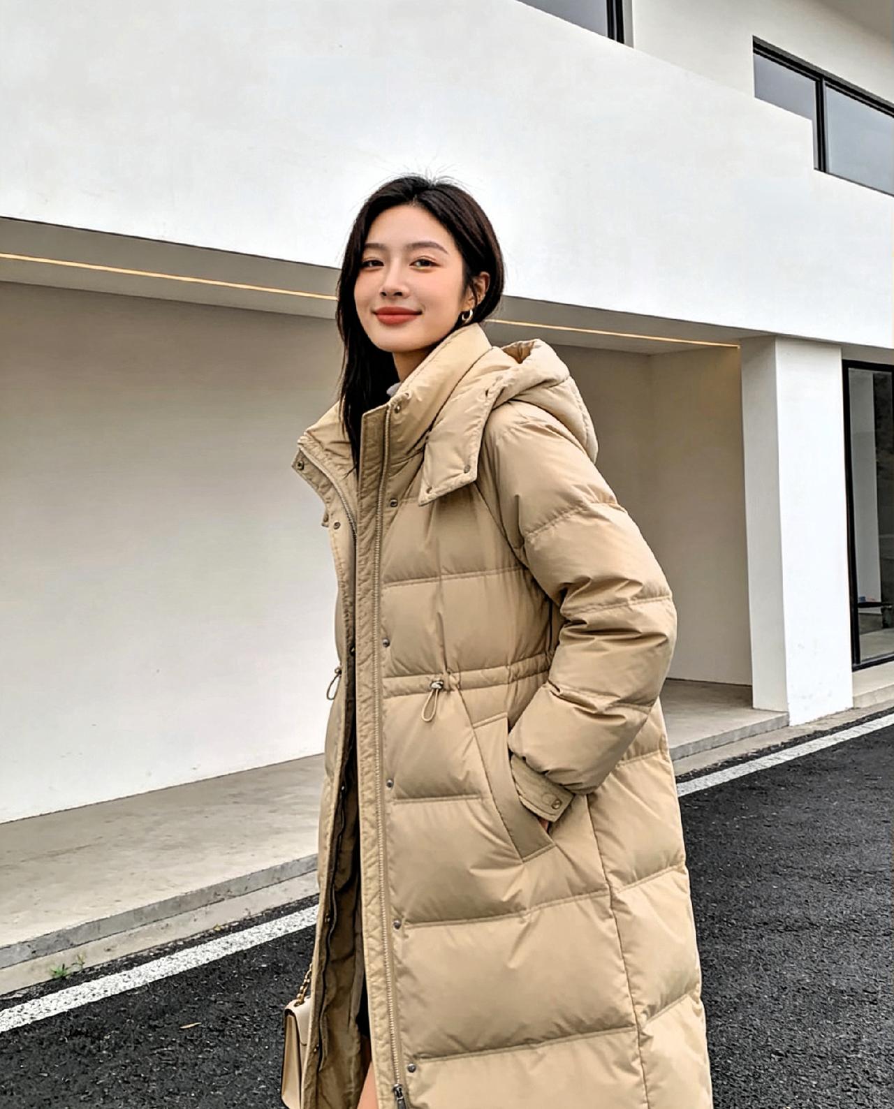 给所有女性提个醒，冬天买羽绒服，坚决不要买的羽绒服是——浅卡其余/米色羽绒