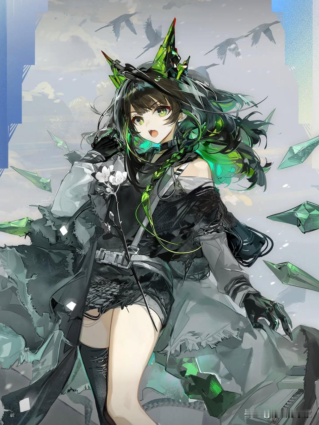 明日方舟插画作品一组二次元原画分享家动漫插画动画卡通插画师漫画