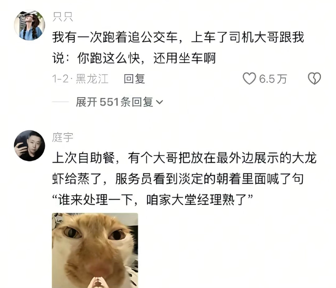 怪不得都说东北人的幽默是天生的跟东北朋友待在一起永远不会冷场，随口唠嗑都自带笑点