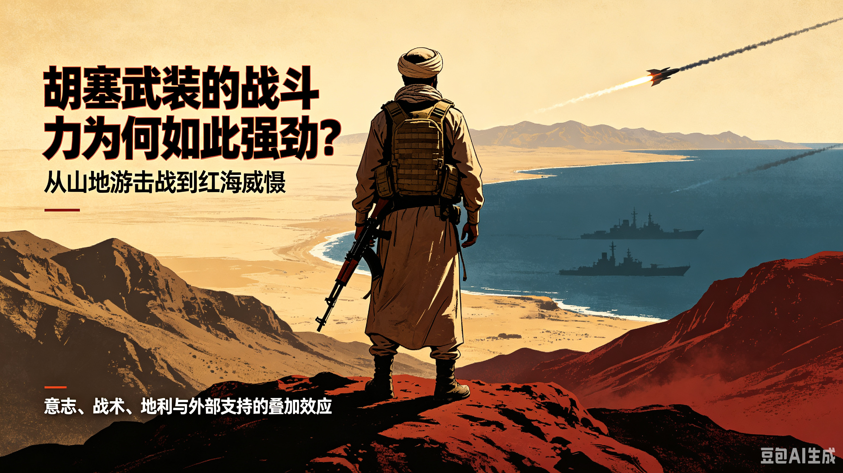 很多人都觉得很疑惑，胡塞武装原本只是也门的一支部落武装，还被不少人调侃叫“拖鞋军”，可如今敢直面美军