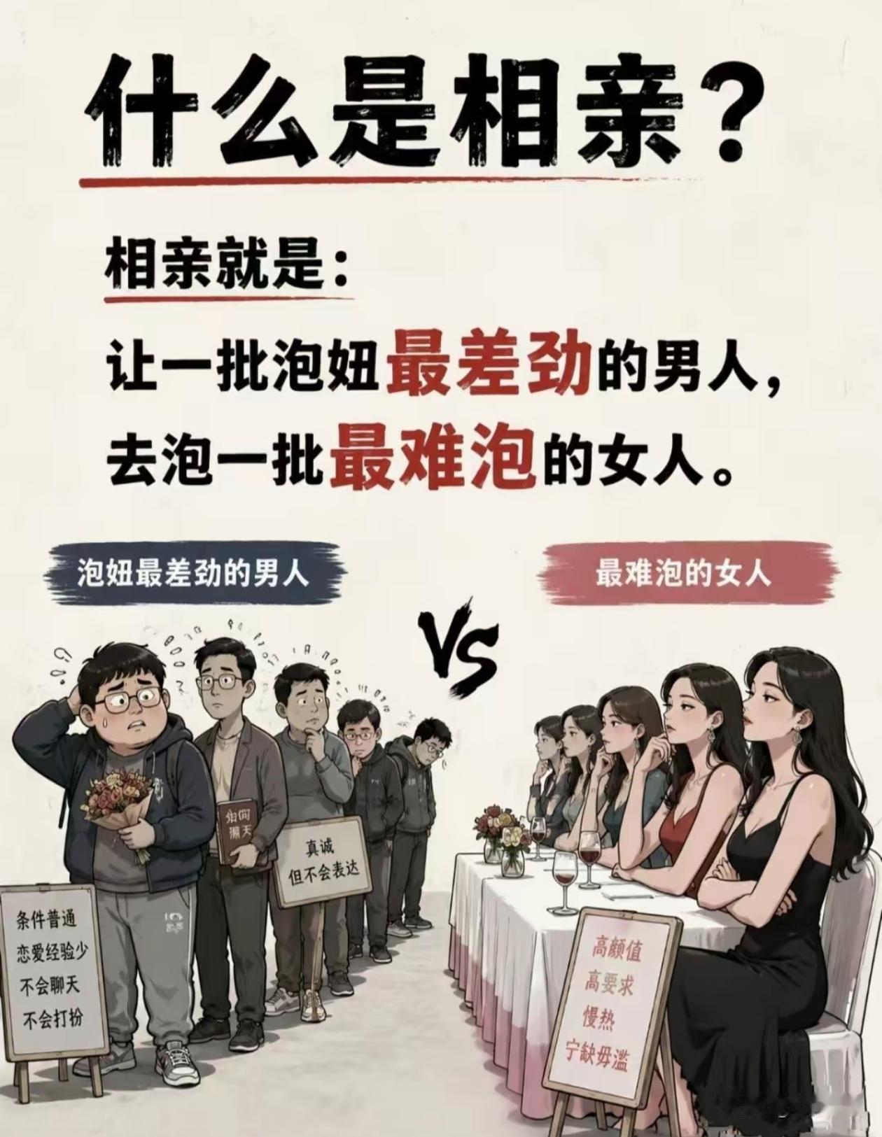 终于能有话解释的通相亲了