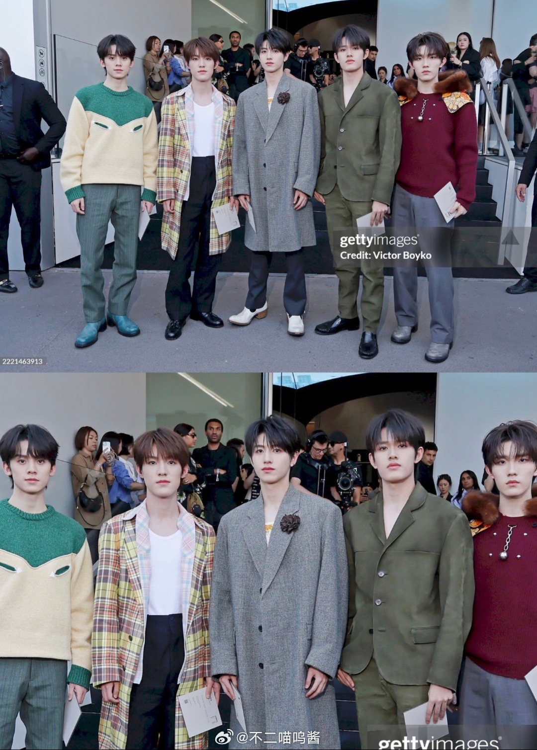 TOP登陆少年全员身穿prada2025秋冬男装系列亮相26春夏男装大秀，
