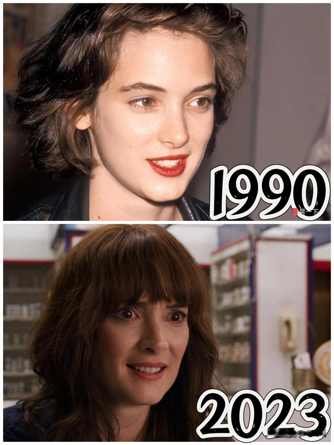 谁懂啊！薇诺娜·瑞德这张脸简直是老天爷追着喂饭吃！苍白皮肤配深潭眼眸，又纯又