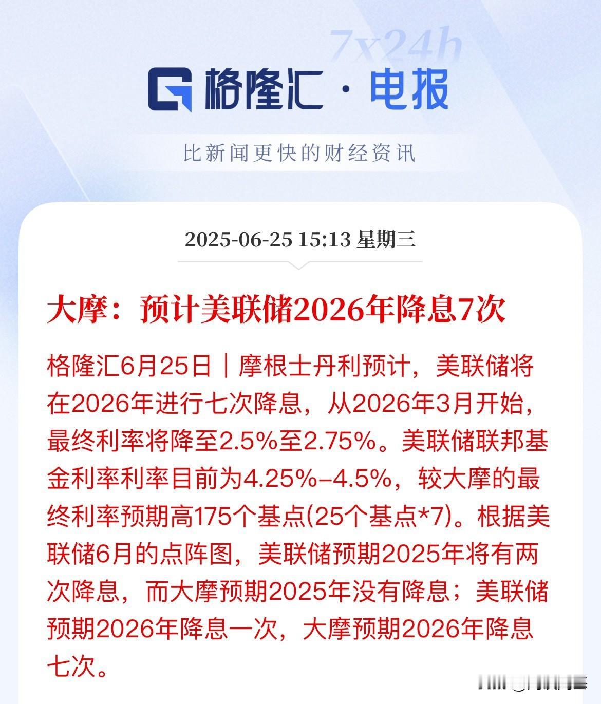 有种熟悉的感觉！大摩：今年美联储不干活了，明年一起干开始整明年的预期了，大摩
