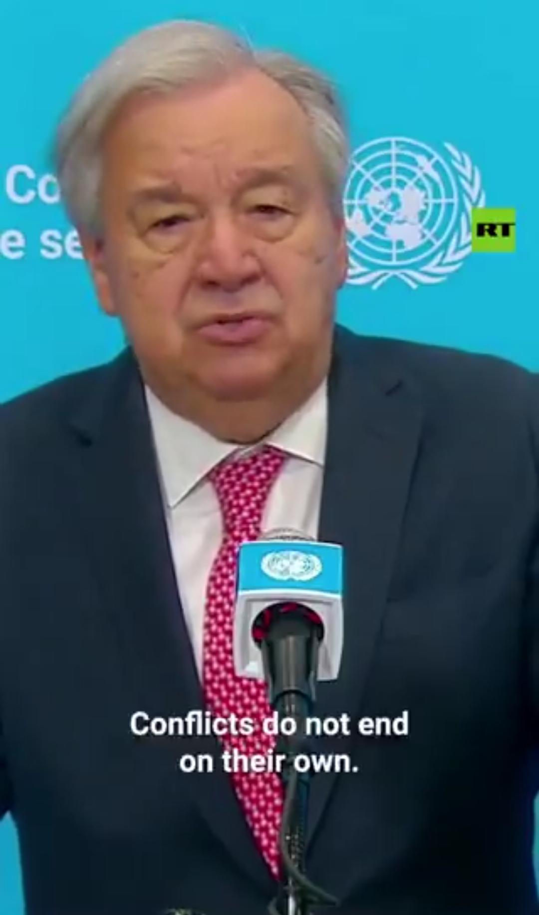 新闻快讯——俄罗斯卫星通讯社（RT）2026年4月3日消息，联合国秘书长古特雷斯