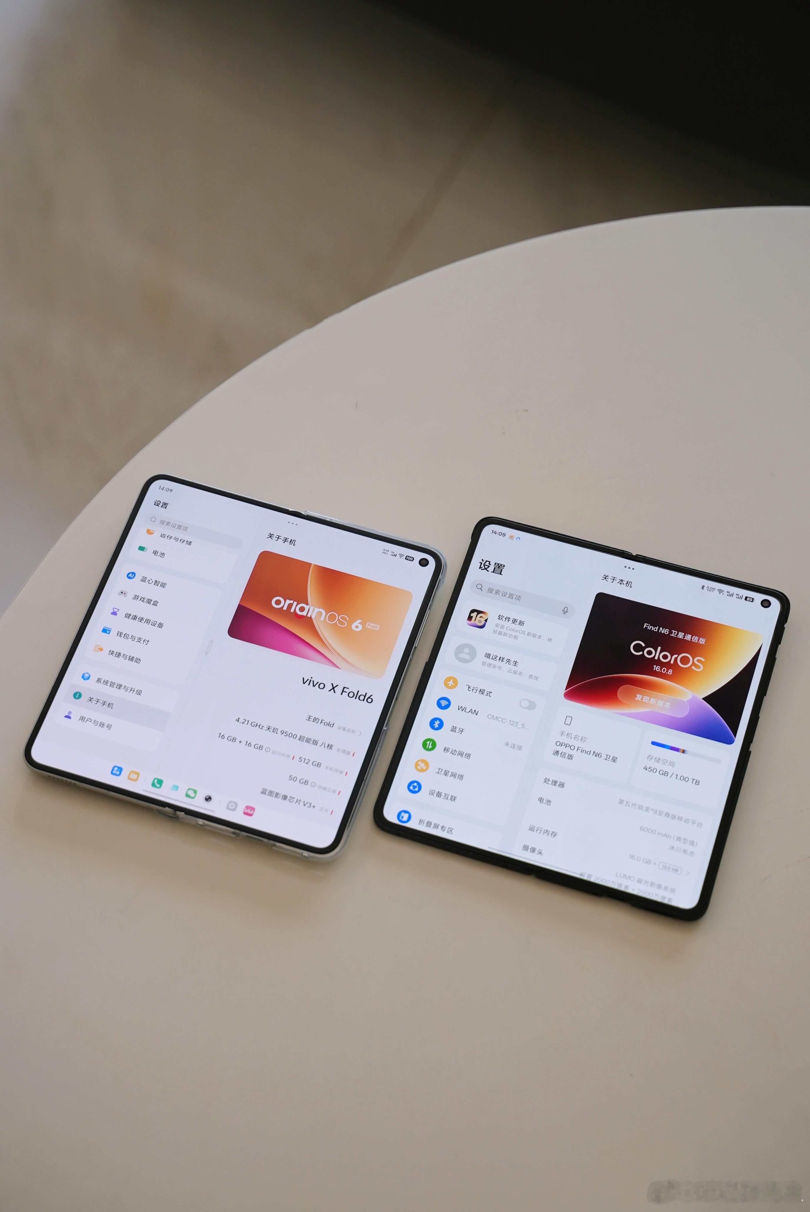 OPPOFindN6和vivoXFold6最为好用的两部折叠屏（毕