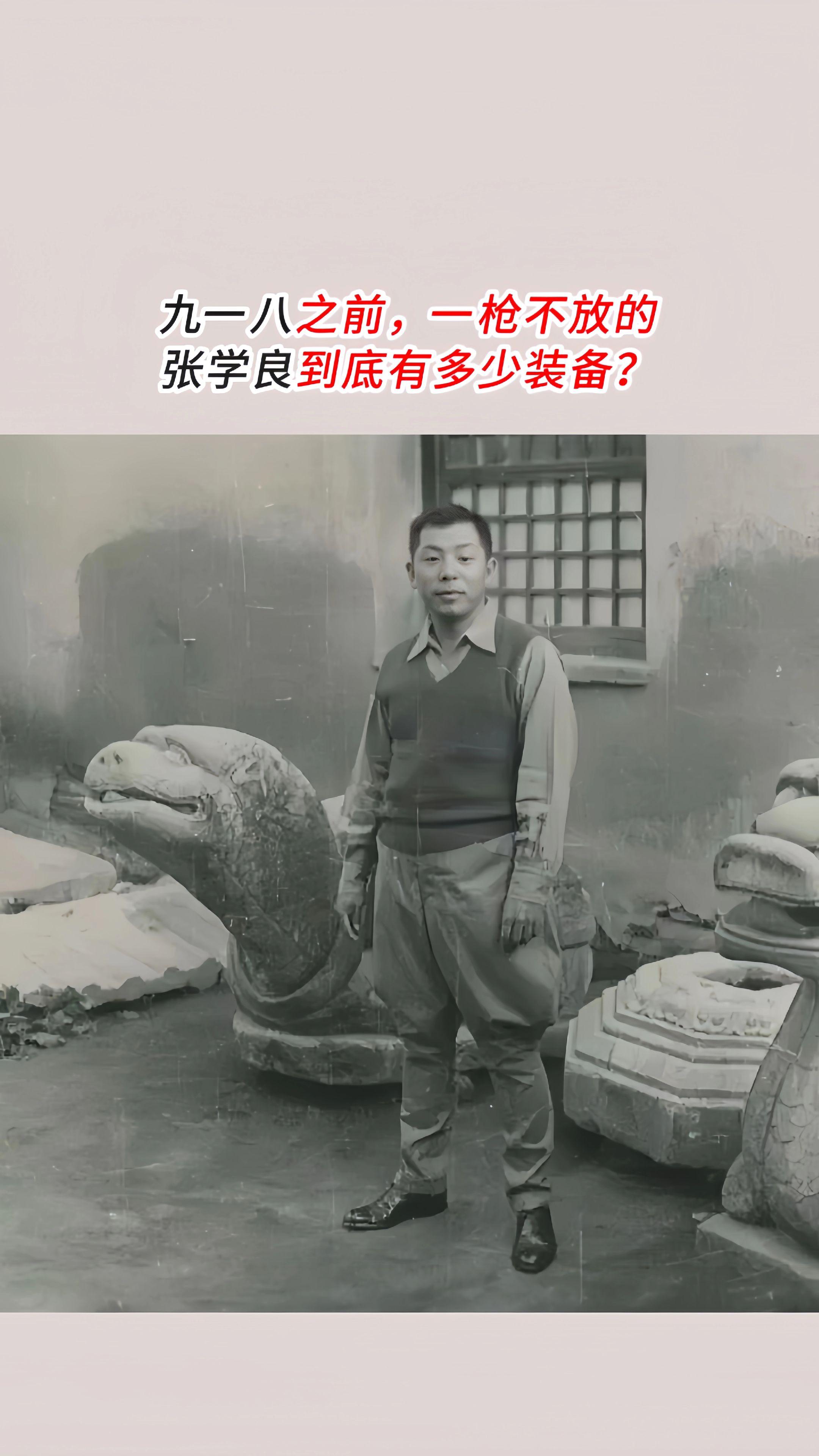 九一八之前，张学良拥有多少装备