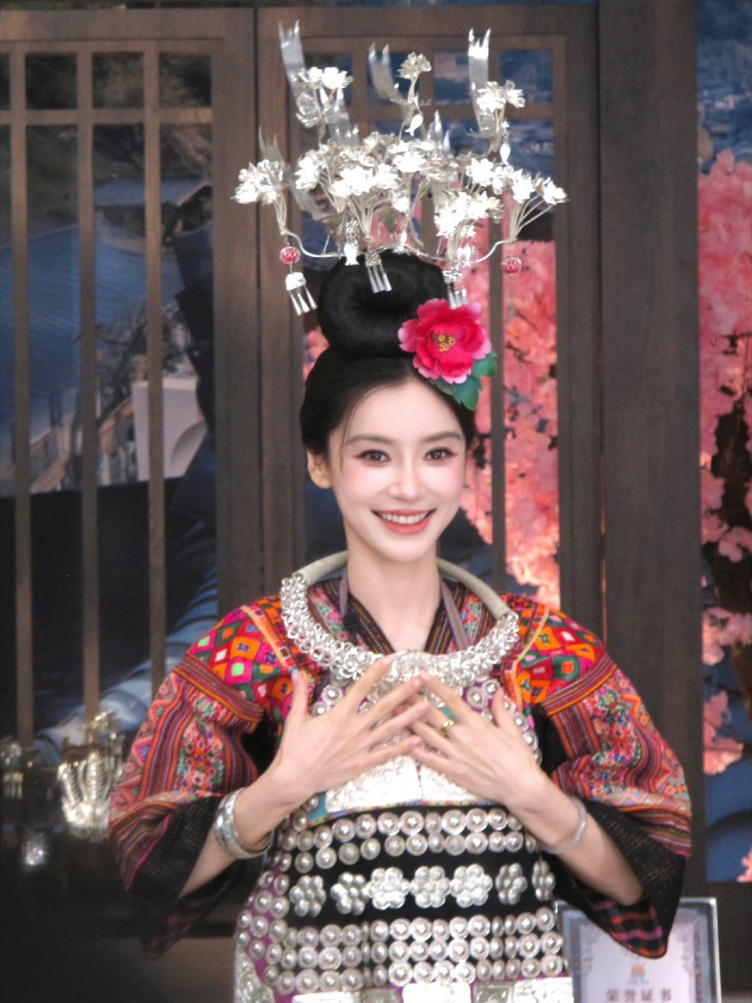 杨颖angelababy行动是成功的阶梯行动越多，登得越高。