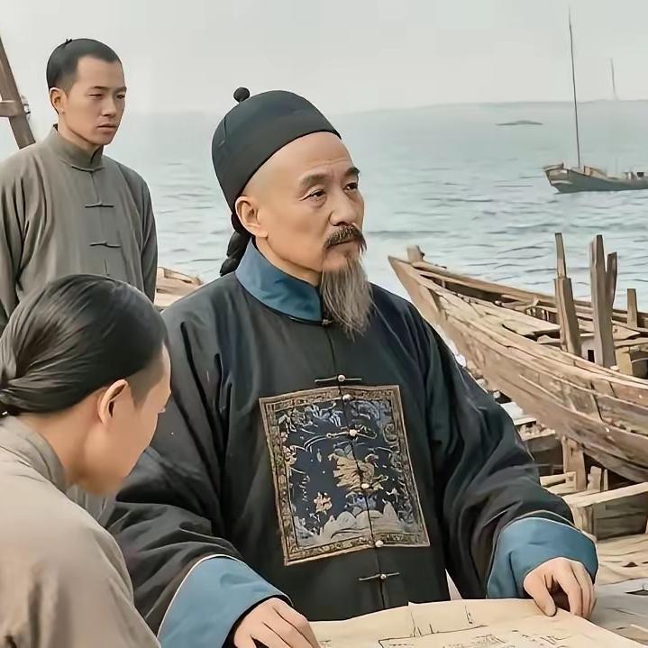 沈葆桢巡视船厂，见一学徒造船从不看图。沈葆桢退堂后悄悄对属下说：给他一百两银子让