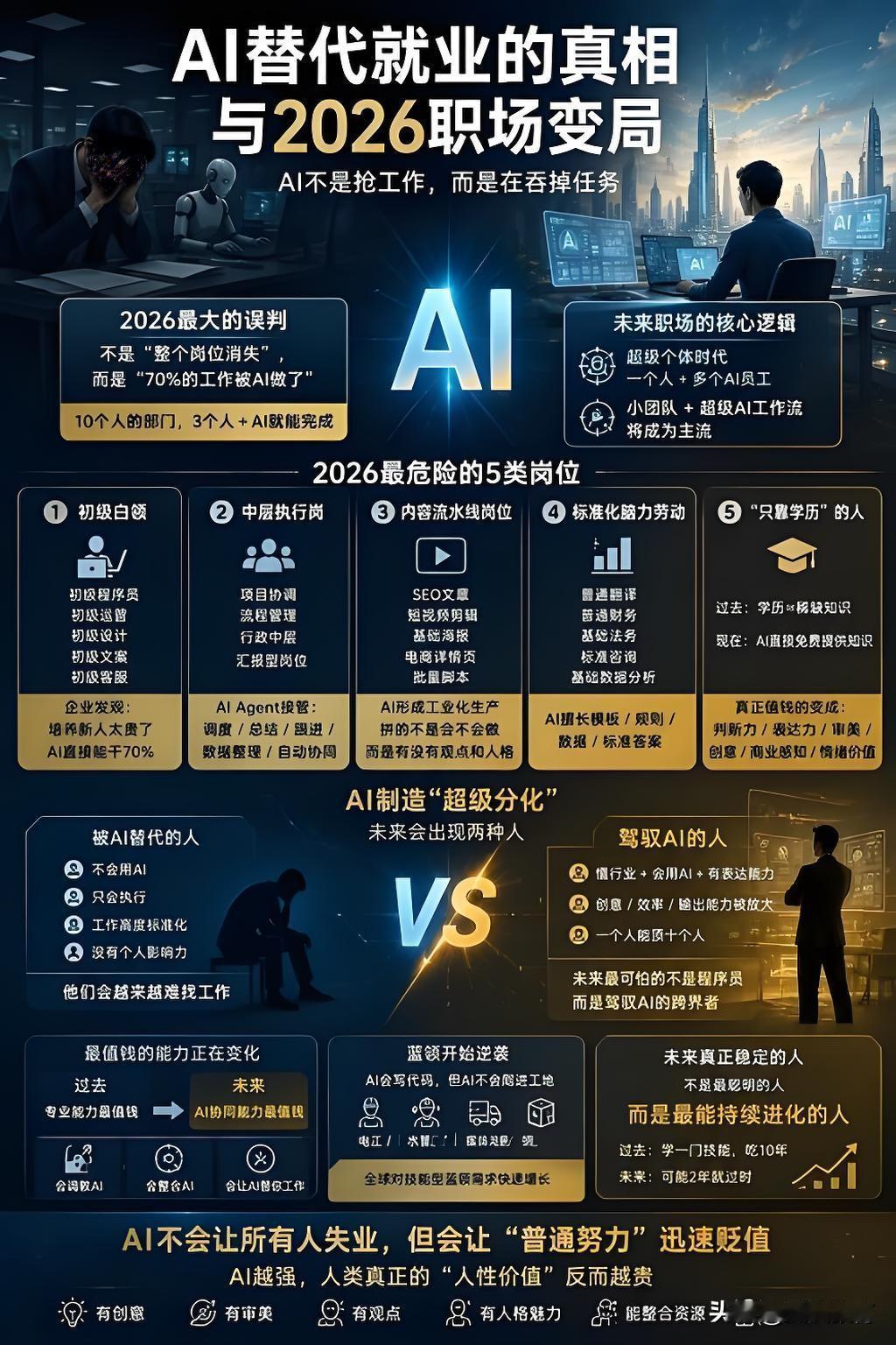 AI时代真正的穷人，不是没钱，是没有实物资产别再信“AI解放人类，以后不用