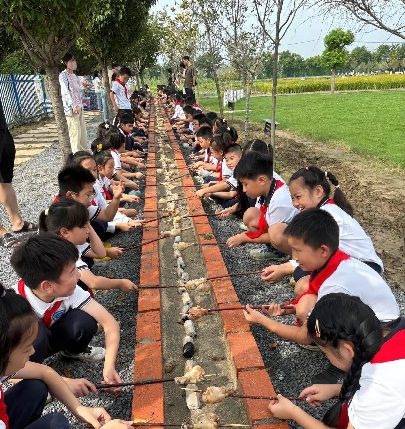 野餐时间到了这肉还没熟