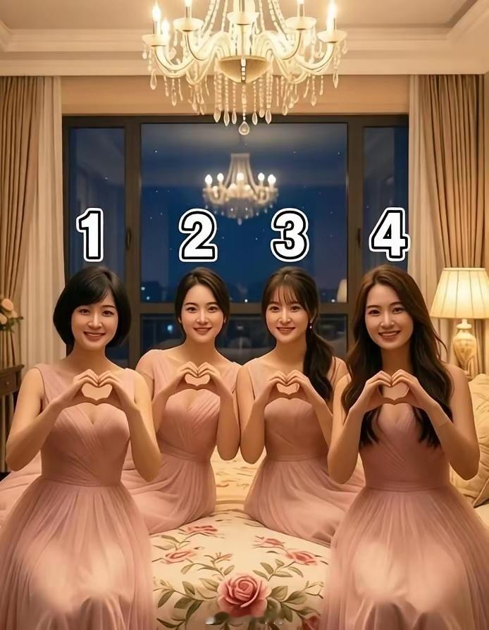 光彩照人的四位伴娘，彩礼同样30万，哪一位是你一生相守的人。